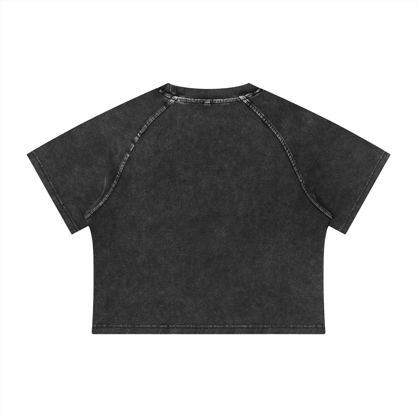 "Sigil" TGM's Mineral Wash Raglan Crop T-Shirt