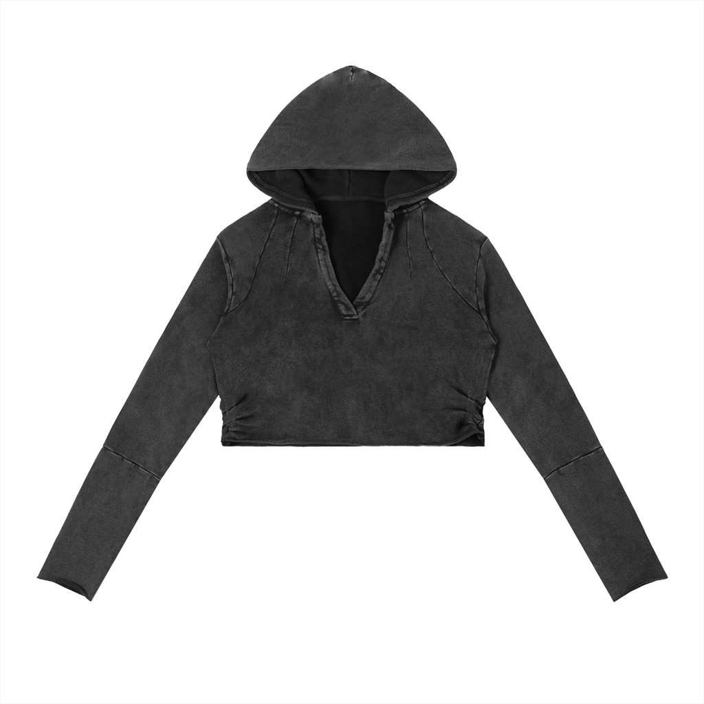 "Sigil" TGM's Vintage Washed Raw Edge Hoodie