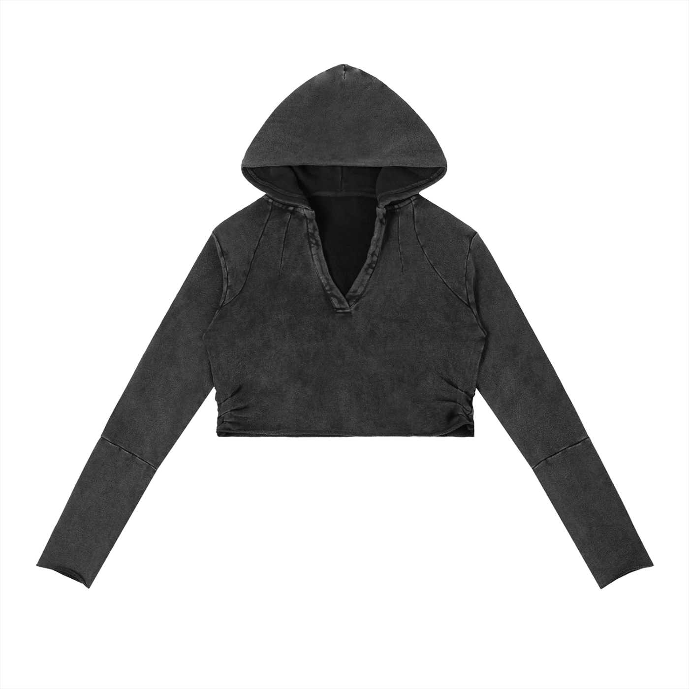 "Sigil" TGM's Vintage Washed Raw Edge Hoodie
